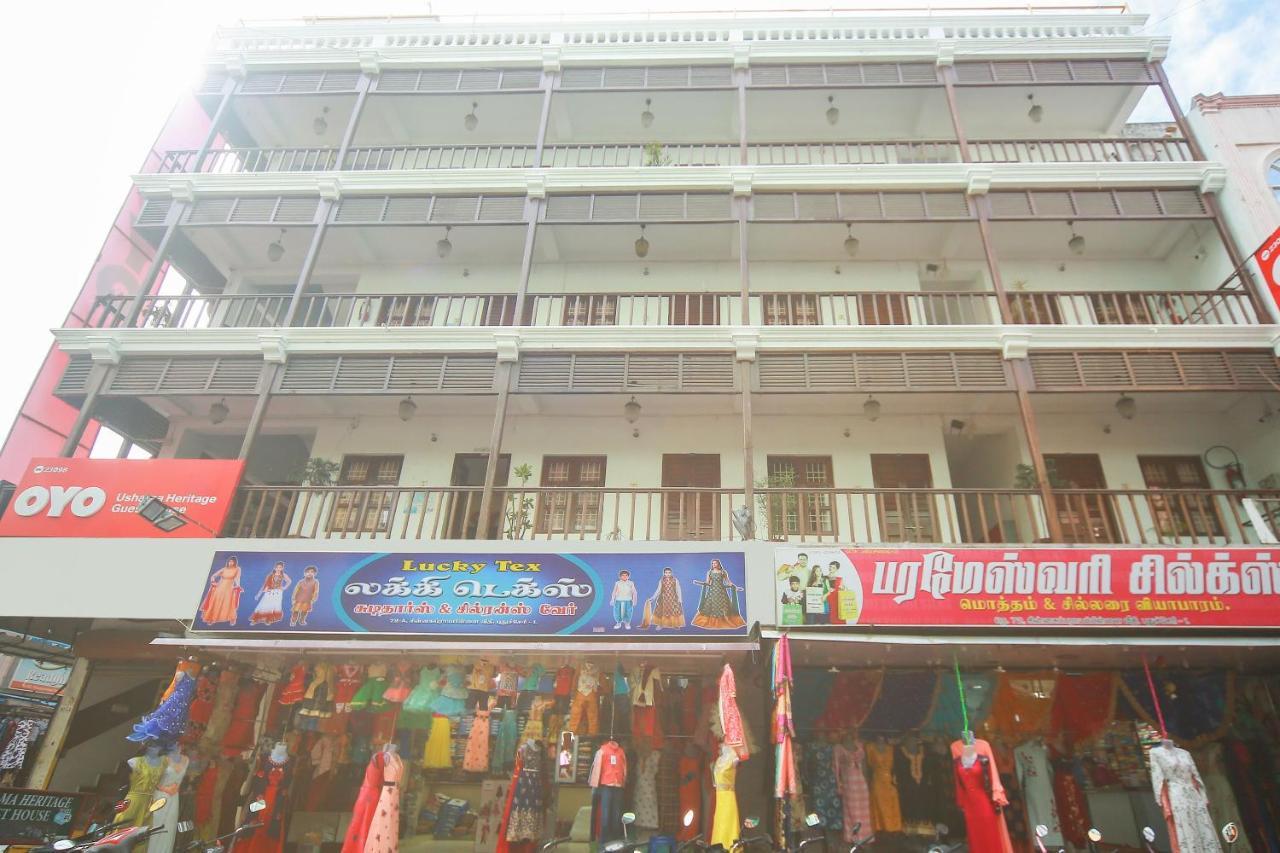 Oyo 23098 Ushama Heritage Guest House ポンディシェリ エクステリア 写真